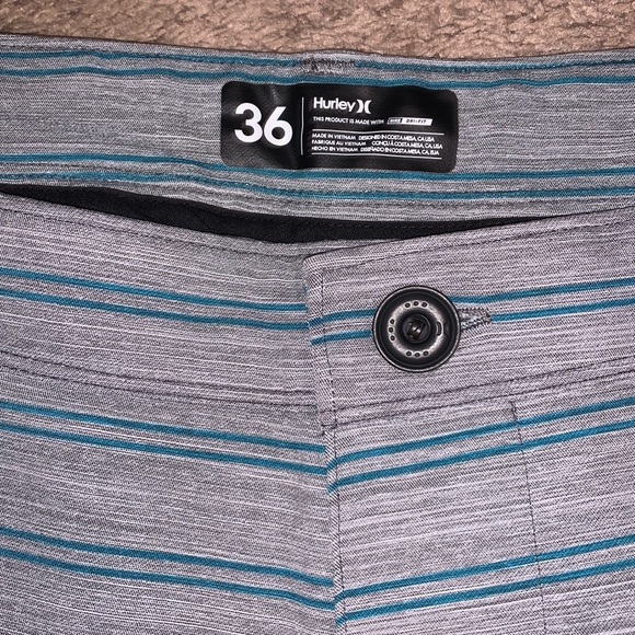 Hurley X Nike Dri-Fit Men Shorts Size 36 - Picture 3 of 7